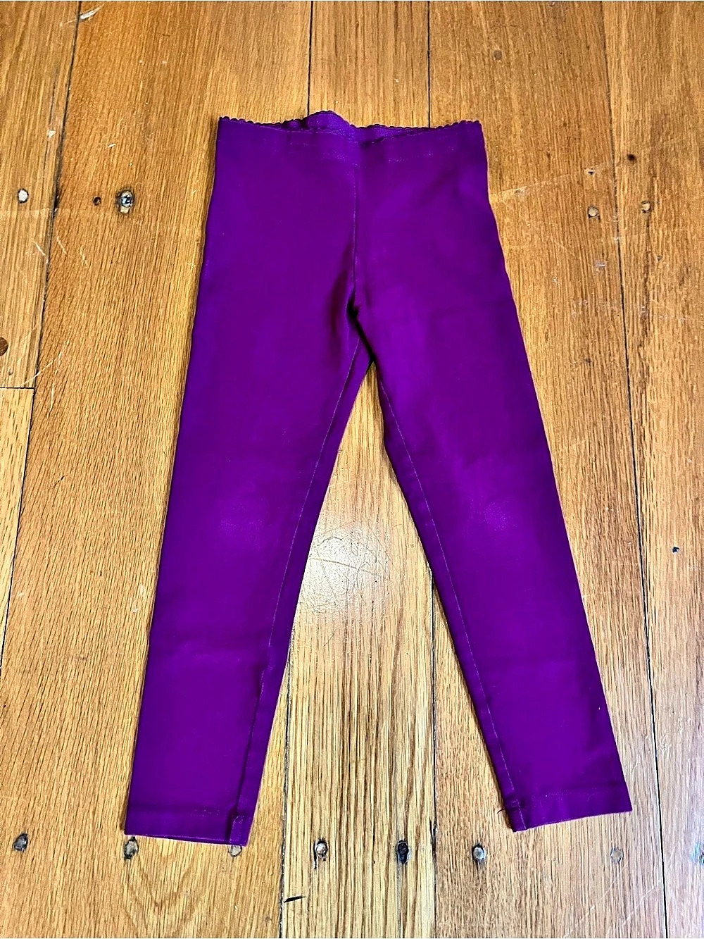 Tea Collection Solid Leggings Solid Purple Leggings Girls Size 5